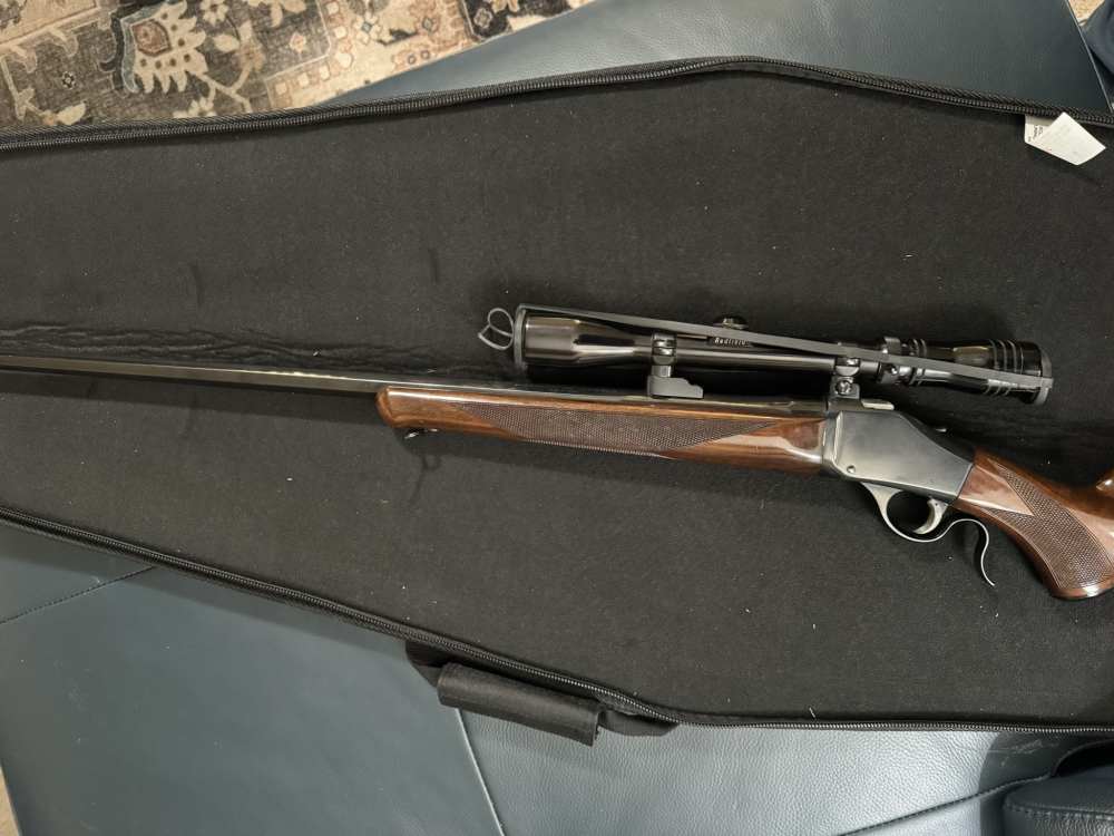 Browning Arms Company B-78 Rifle 6mm Rem 1975 and Redfield Scope-img-1