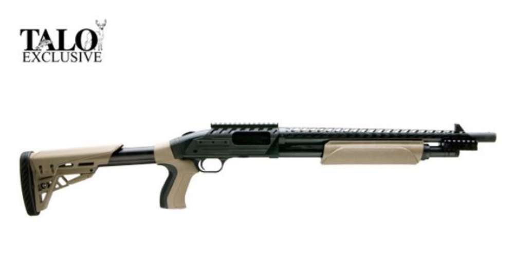 Mossberg 500 ATI Tactical TALO 5+1 Matte Black Finish FDE Akita 6 Position -img-0