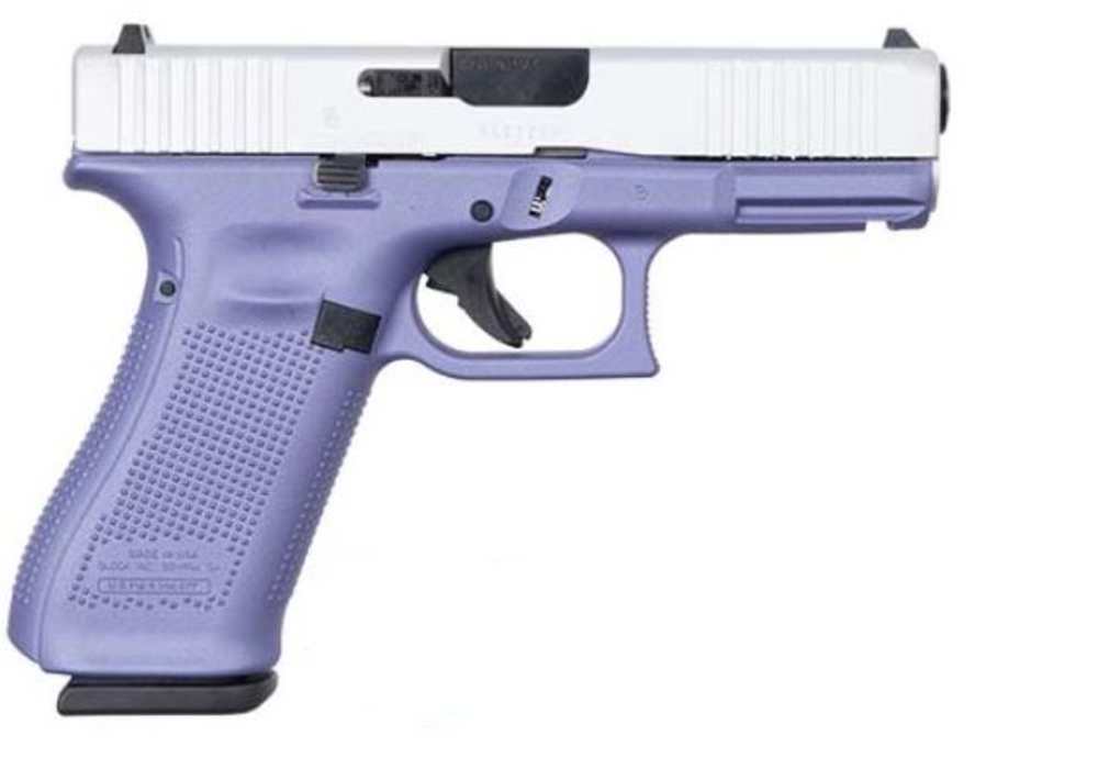 Glock 45 9MM 17+1 2 Mags Orchid Purple Satin Aluminum Slide  -img-0