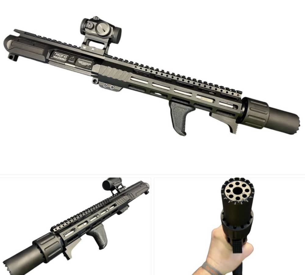 10.3in (556) Black & Stainless AR Upper “Prop 65” -CWRAY-img-3