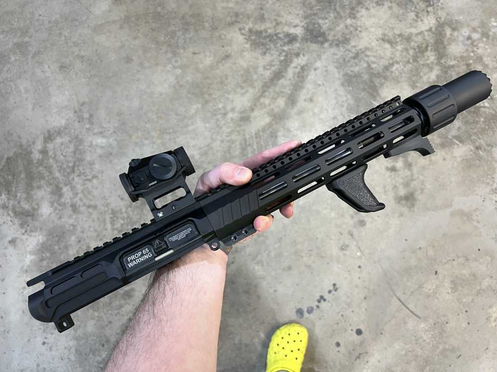 10.3in (556) Black & Stainless AR Upper “Prop 65” -CWRAY-img-49