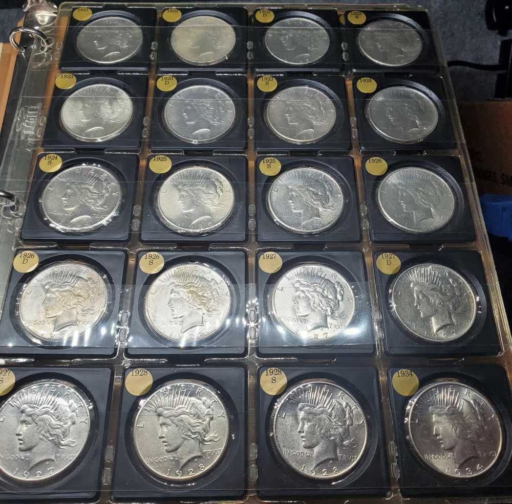 Full Set of Peace Dollars-img-3