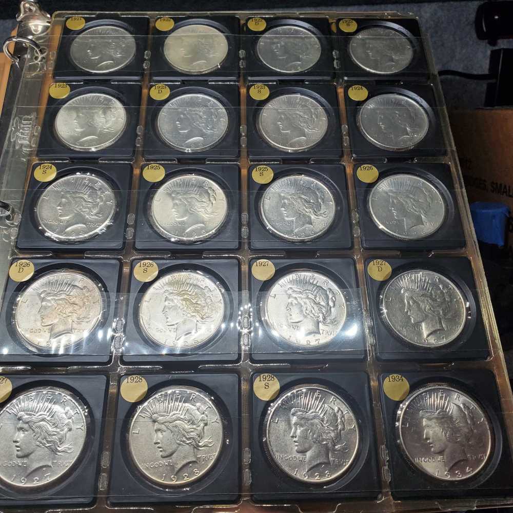 Full Set of Peace Dollars-img-4