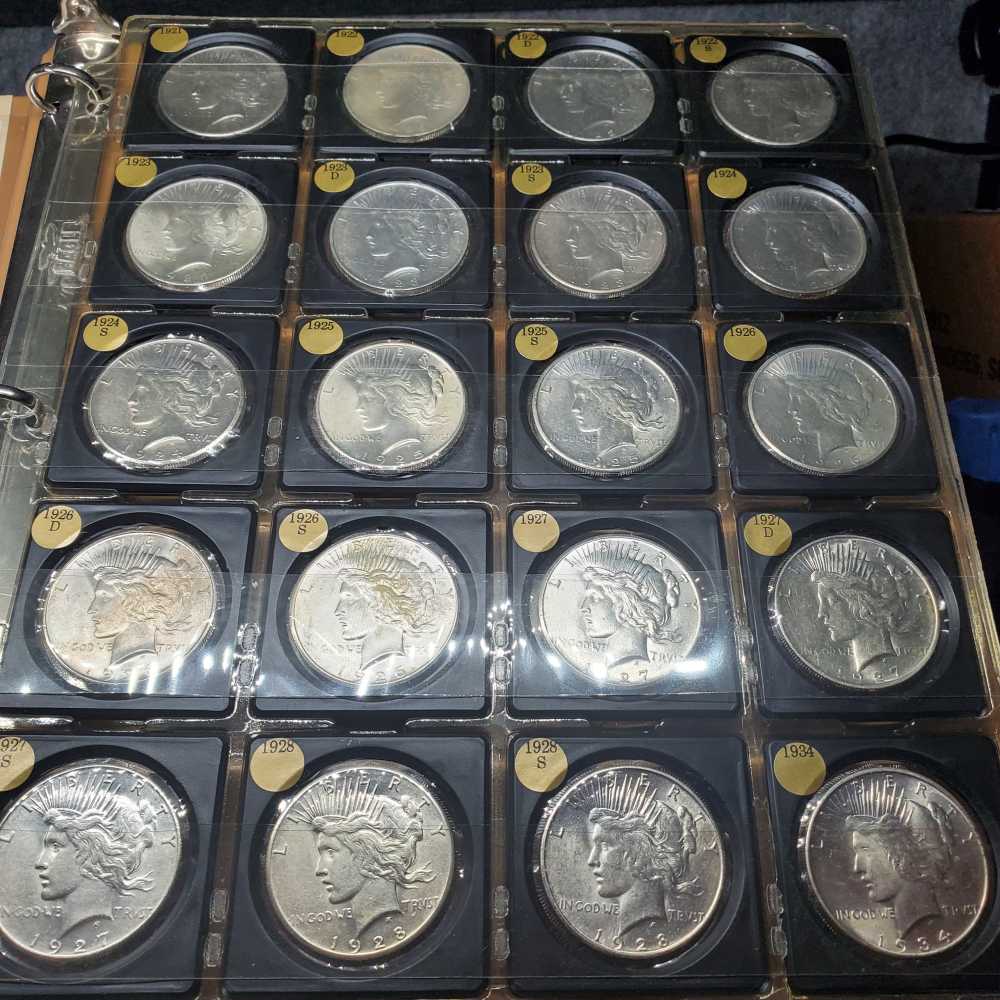 Full Set of Peace Dollars-img-0
