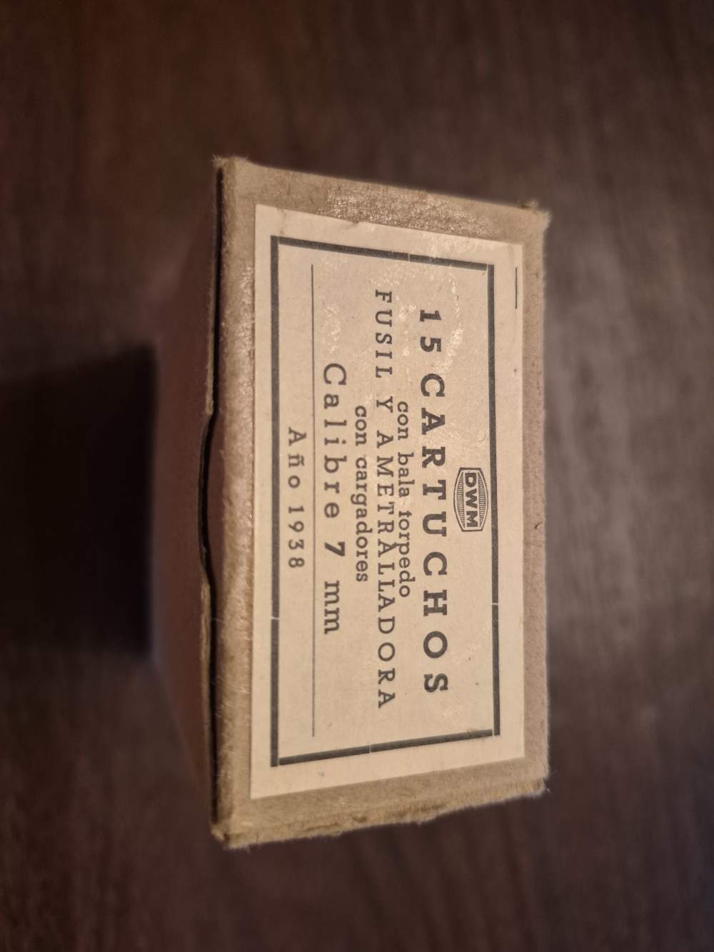 7mm mauser(7×57mm) DWM German vintage 1938 vintage ammo 15 rds in clips-img-0