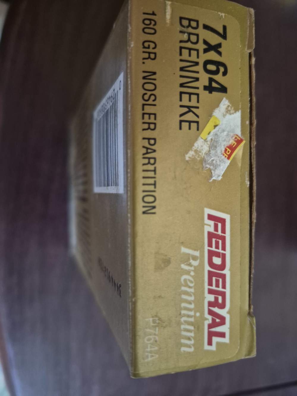 7x64 Brenneke Federal Premium 160gr Nosler Partition ammunition ammo-img-0