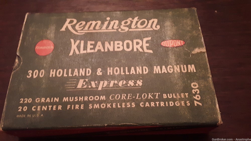 Remington 300 H and H Magnum 220 grain mushroom core lokt ammunition ammo-img-1