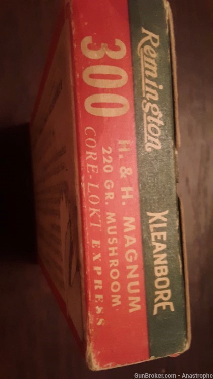 Remington 300 H and H Magnum 220 grain mushroom core lokt ammunition ammo-img-5