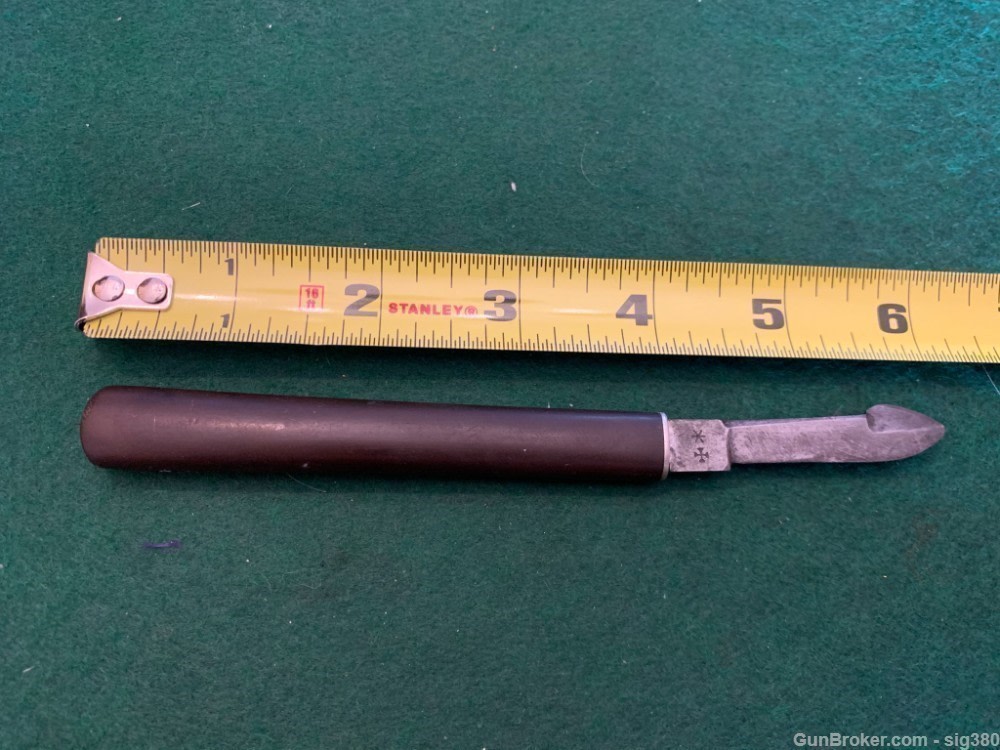 ANTIQUE J. RODGERS & SON SHEFFIELD WOOD SCALPEL FIXED BLADE KNIFE-img-3