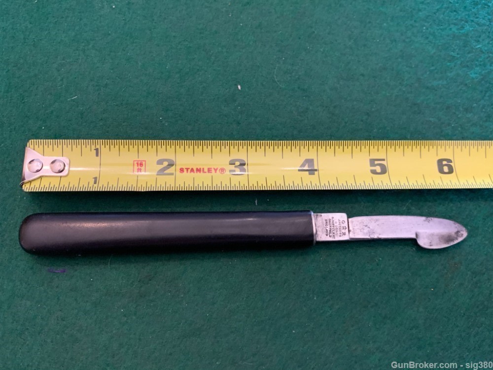 ANTIQUE J. RODGERS & SON SHEFFIELD WOOD SCALPEL FIXED BLADE KNIFE-img-5