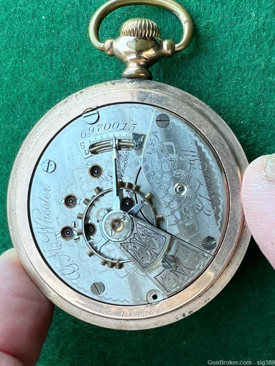 ANTIQUE ELGIN 1897 S18 POCKET WATCH-img-6