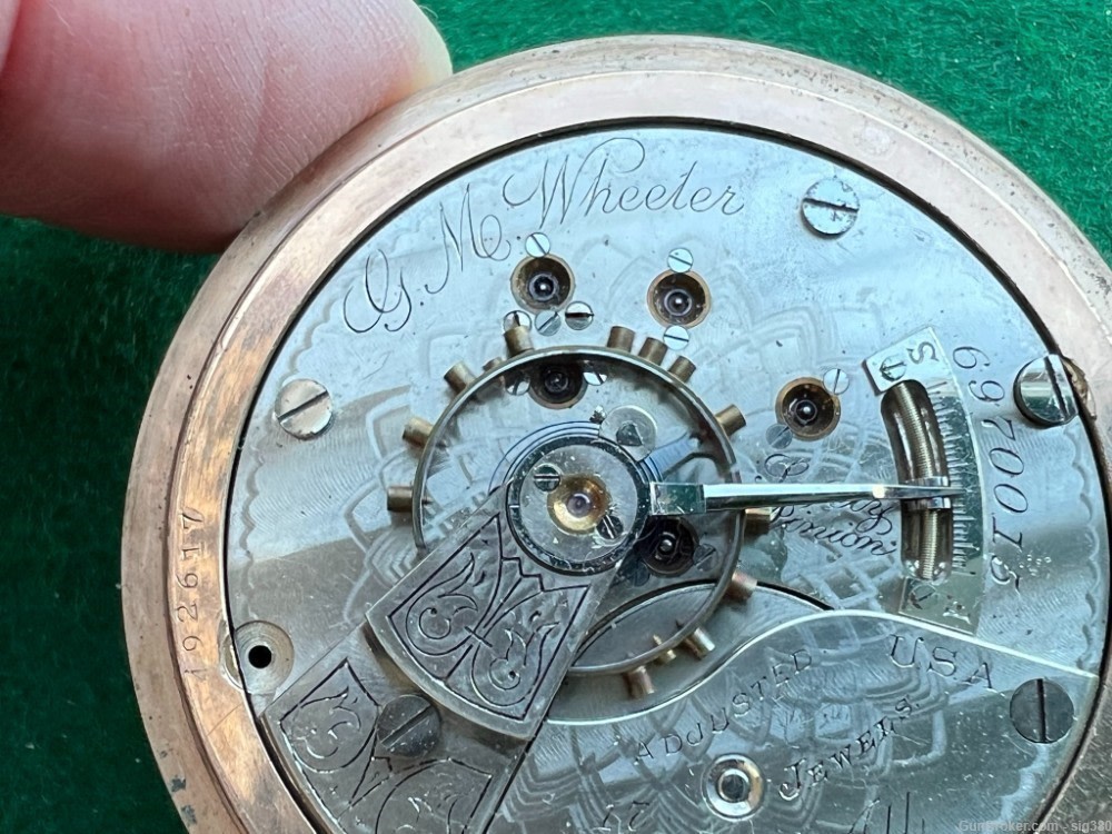 ANTIQUE ELGIN 1897 S18 POCKET WATCH-img-7
