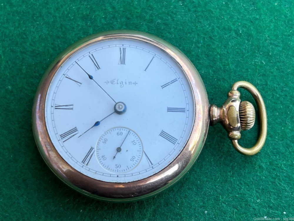 ANTIQUE ELGIN 1897 S18 POCKET WATCH-img-0