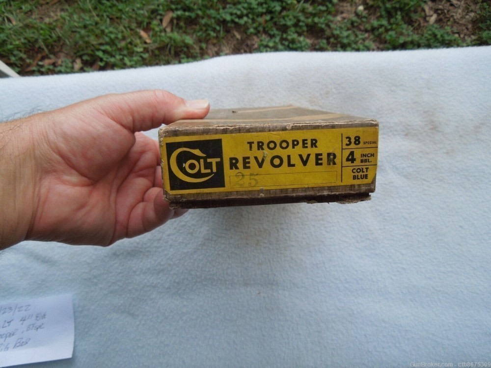 Colt Trooper 4" Factory Box-img-0