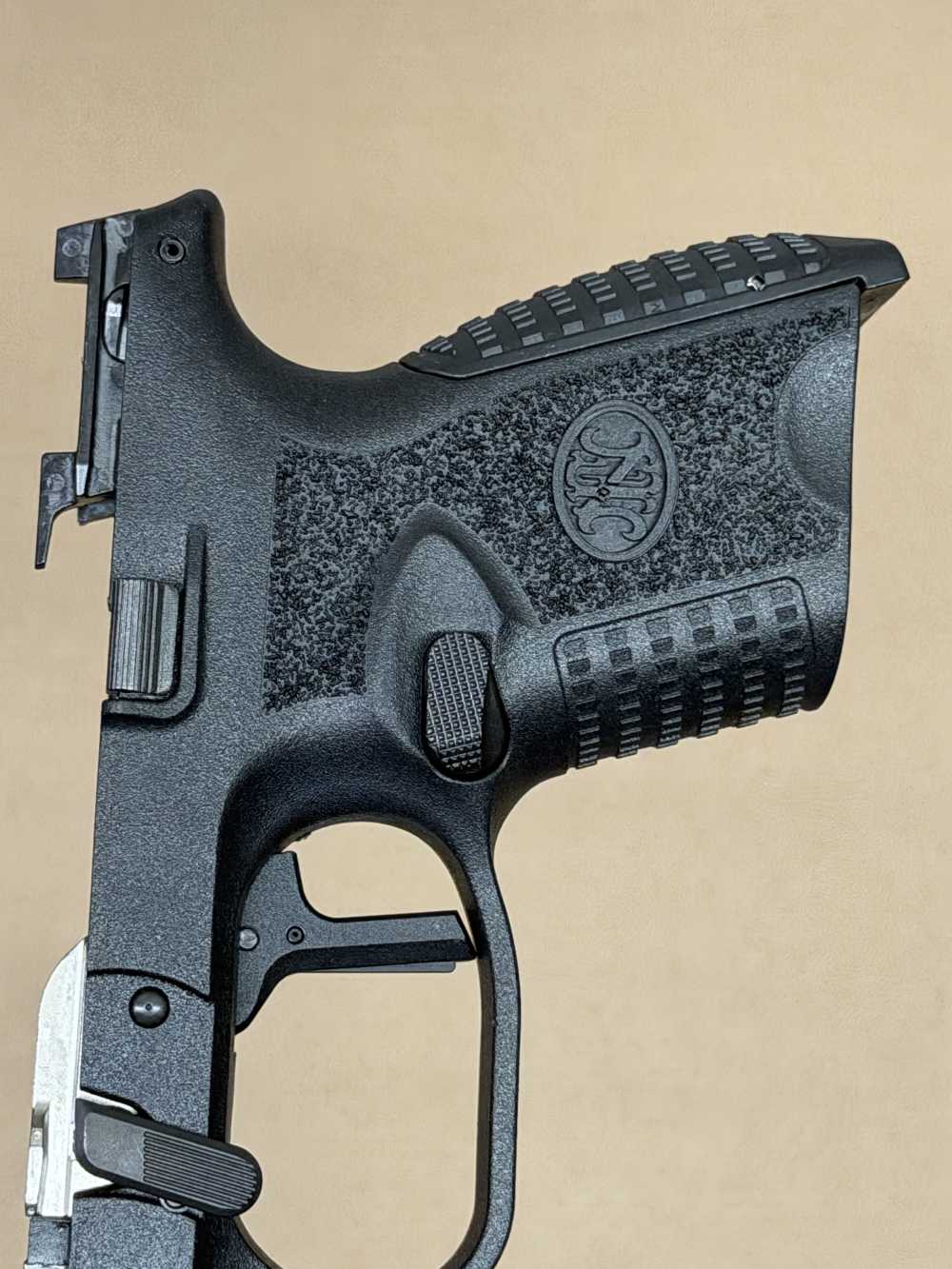 FN 509 CC Edge Lower Frame Assembly – OEM Polymer Frame Black Gray – NEW-img-4
