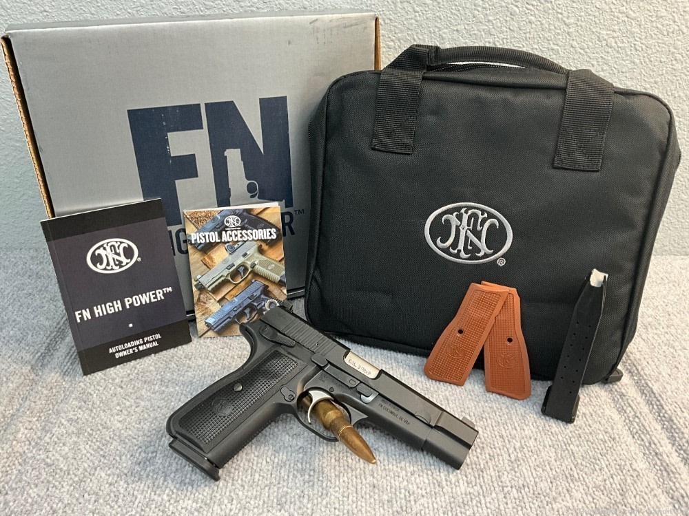 FN High Power - 66100256 - 9MM - Single Action - Hammer Fired - 18478-img-0