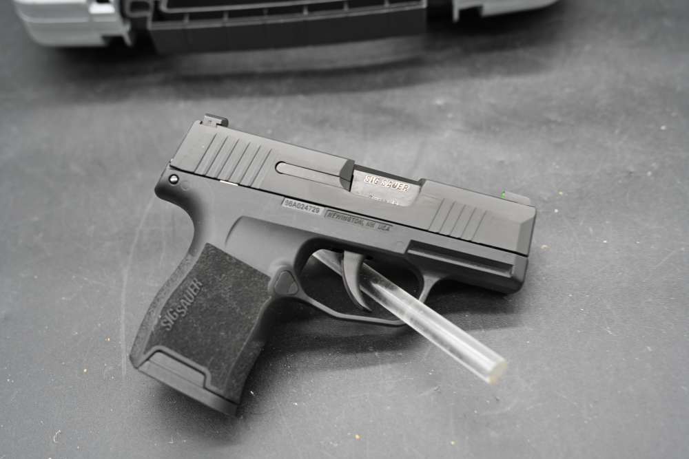 Sig Sauer P365 9mm Micro Compact Pistol w/ 4 Magazines & Case-img-1