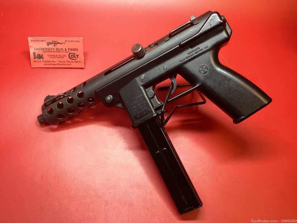 RARE Interdynamic Model KG-9 KG9 Open Bolt Semi Auto 9mm Pistol Tec-9 Tec9-img-1