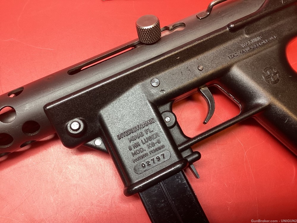 RARE Interdynamic Model KG-9 KG9 Open Bolt Semi Auto 9mm Pistol Tec-9 Tec9-img-12