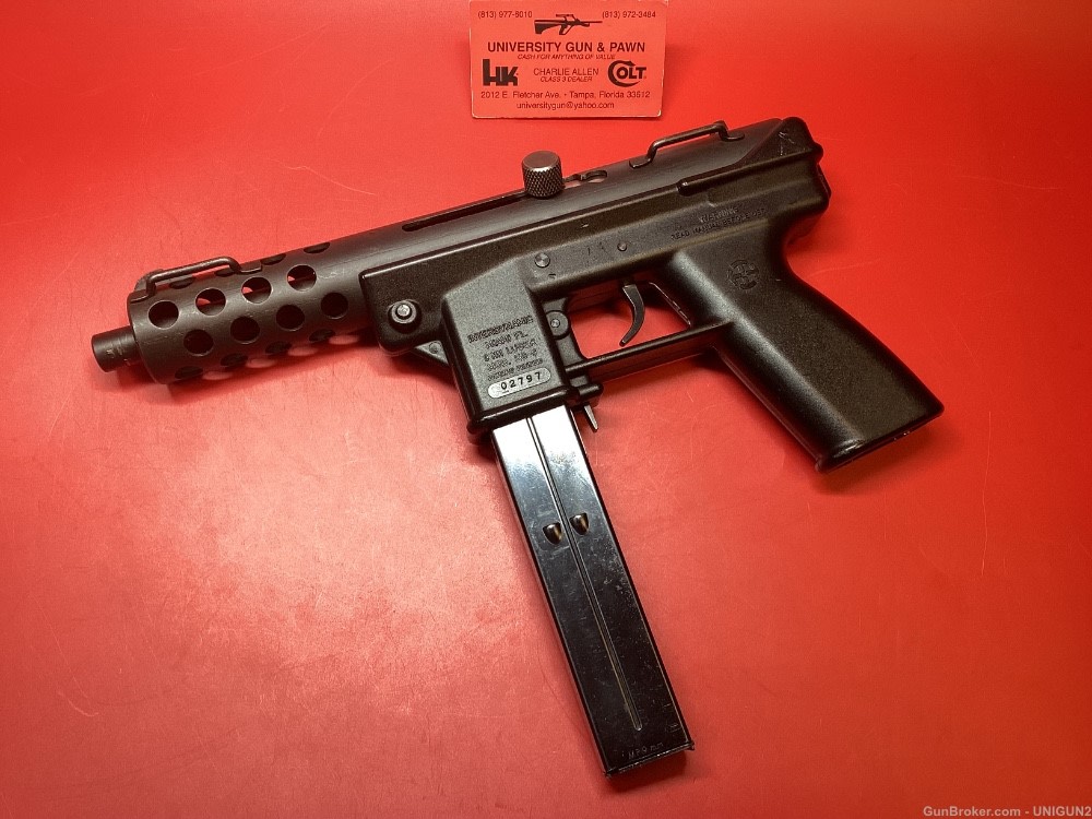 RARE Interdynamic Model KG-9 KG9 Open Bolt Semi Auto 9mm Pistol Tec-9 Tec9-img-10