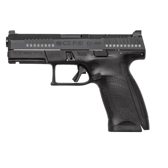 CZ P-10 C 9MM Optics Ready 4 Inch Barrel Black 15 Round Magazine - 91536-img-0