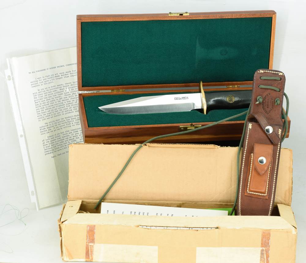 LNIB Smith & Wesson 66 357 Border Patrol with Matching Randall #14 Knife  -img-2