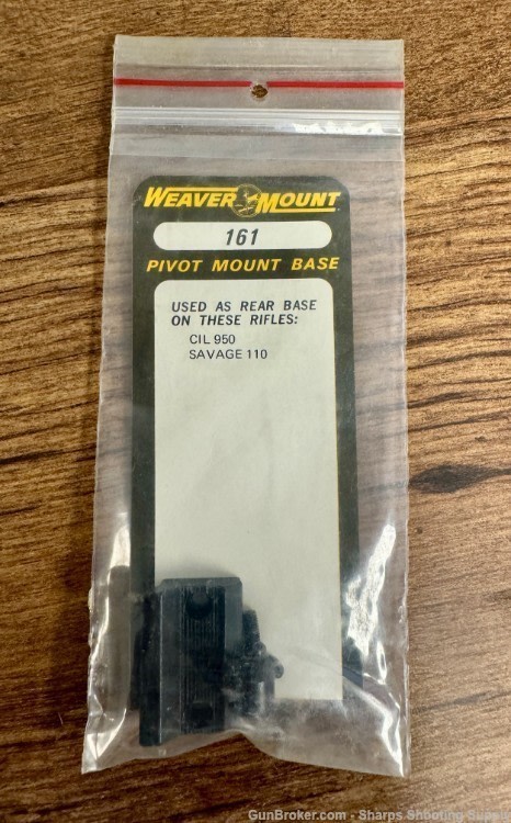 Weaver 161 Rear Base CIL 950 Savage-img-0