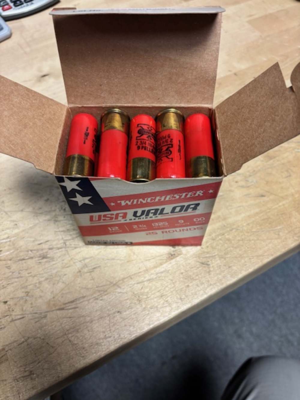WINCHESTER USA VALOR 12GA 2 3/4INCH 9 PELLET 00 BUCK 25RDS/BOX-img-3