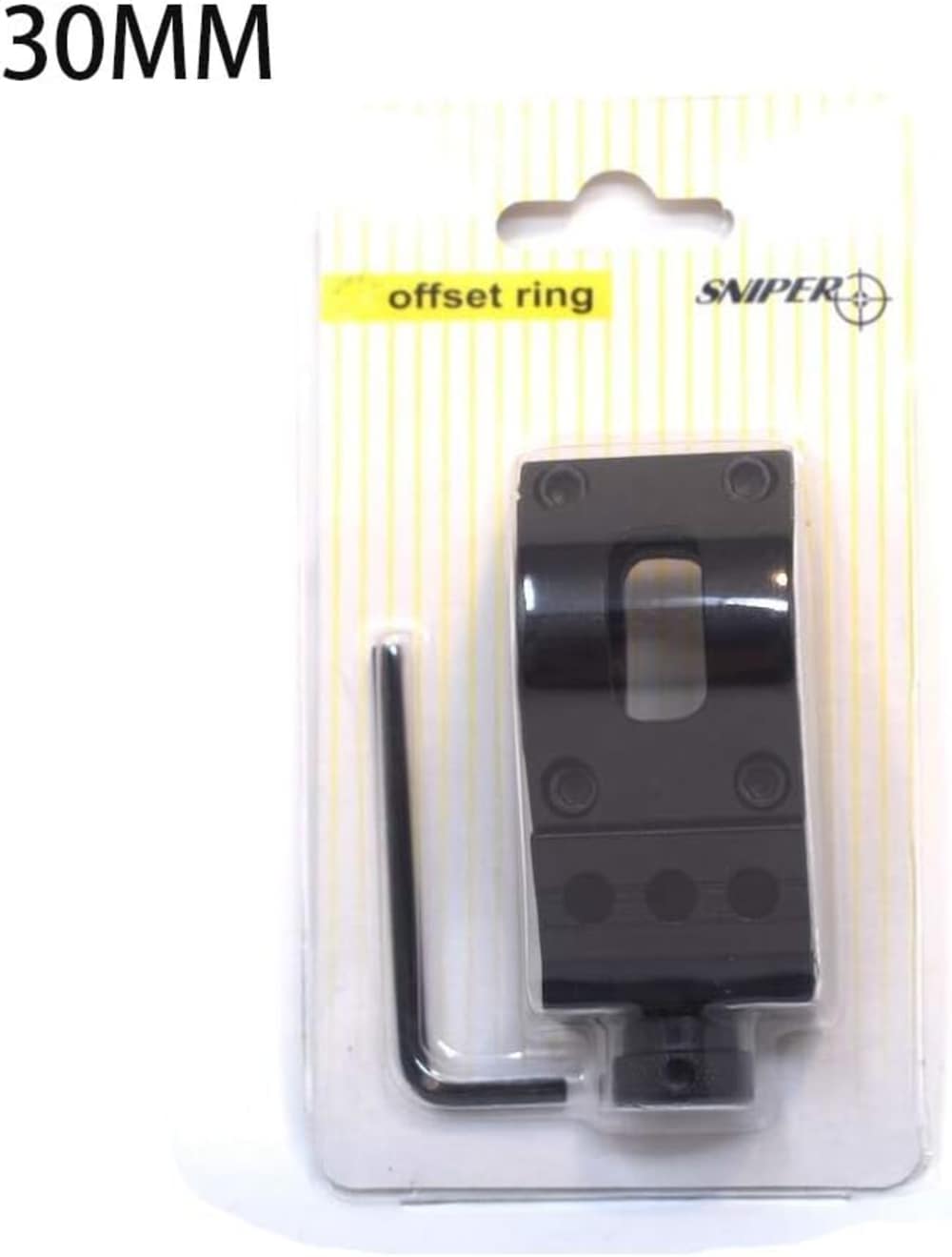 30mm offset 45 Degree Picatinny Rail Mount for Flashlight Laser Opitcs 2pcs-img-1