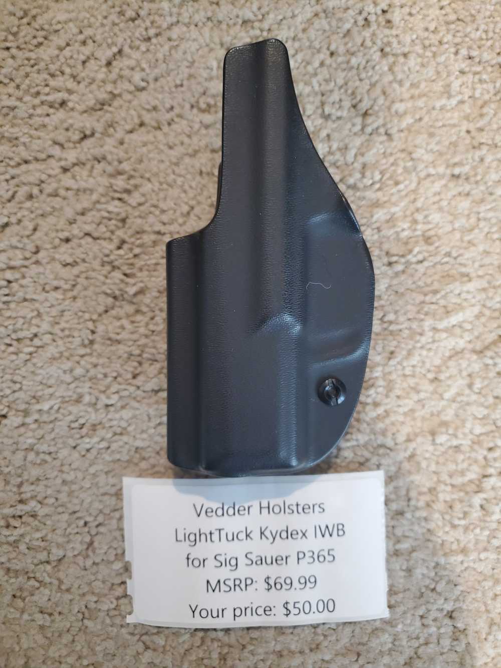 Vedder Holsters LightTuck Kydex IWB for Sig Sauer P365-img-0