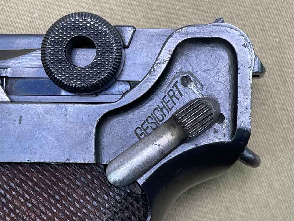 WWII BRITISH CAPTURE German DWM 1920 Luger P08 Pistol 9mm C&R-img-8