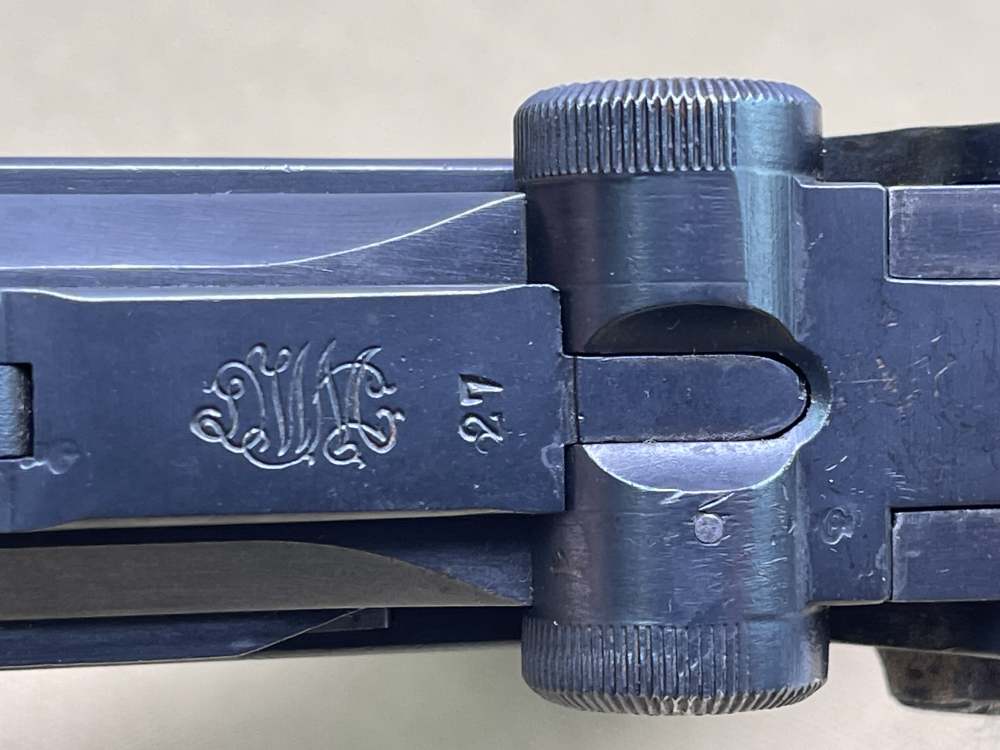 WWII BRITISH CAPTURE German DWM 1920 Luger P08 Pistol 9mm C&R-img-7