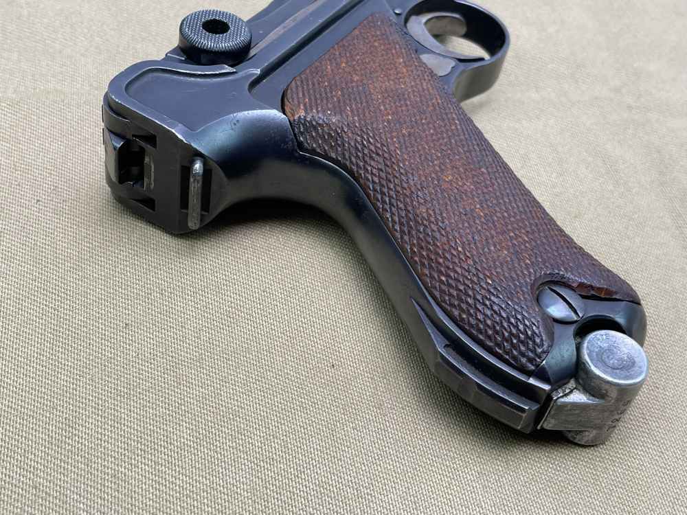 WWII BRITISH CAPTURE German DWM 1920 Luger P08 Pistol 9mm C&R-img-4