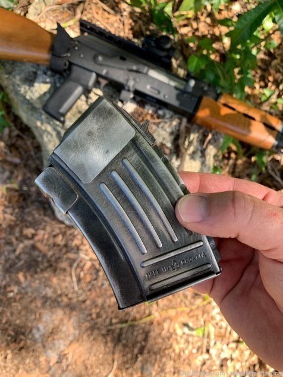 BATTLE WORN Patina AK-47 AK Magazine Steel THE LAST OF US Scratched 7.62x39-img-0