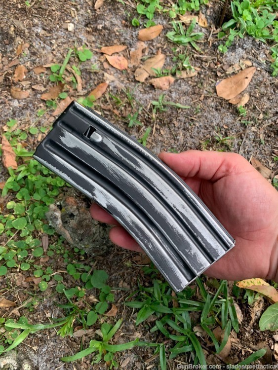 BATTLE WORN Patina AR-15 AR15 Magazine Steel THE LAST OF US Scratched .223 -img-2