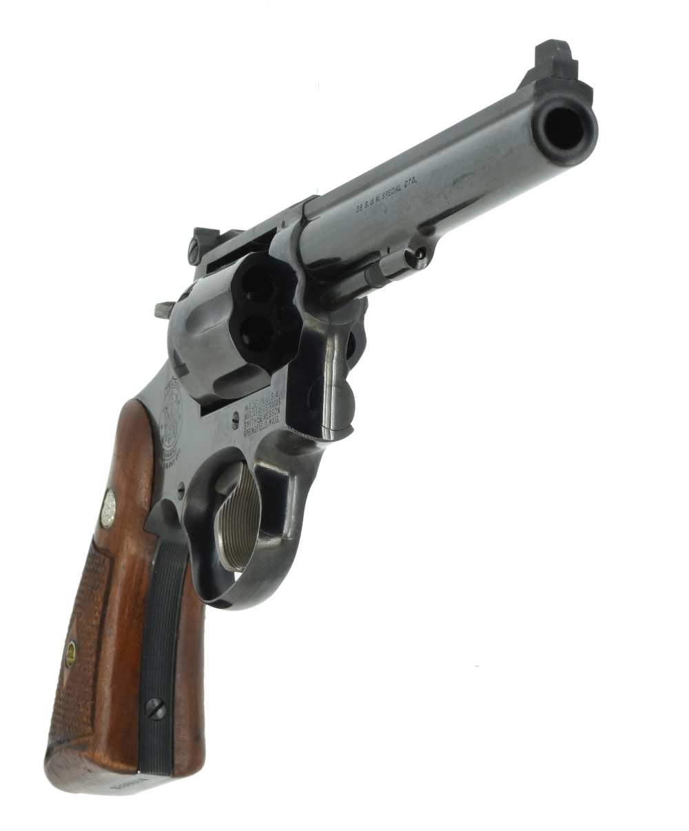 Rare Smith & Wesson model 14-2 Factory Single Action 6-inch .38 special -img-8