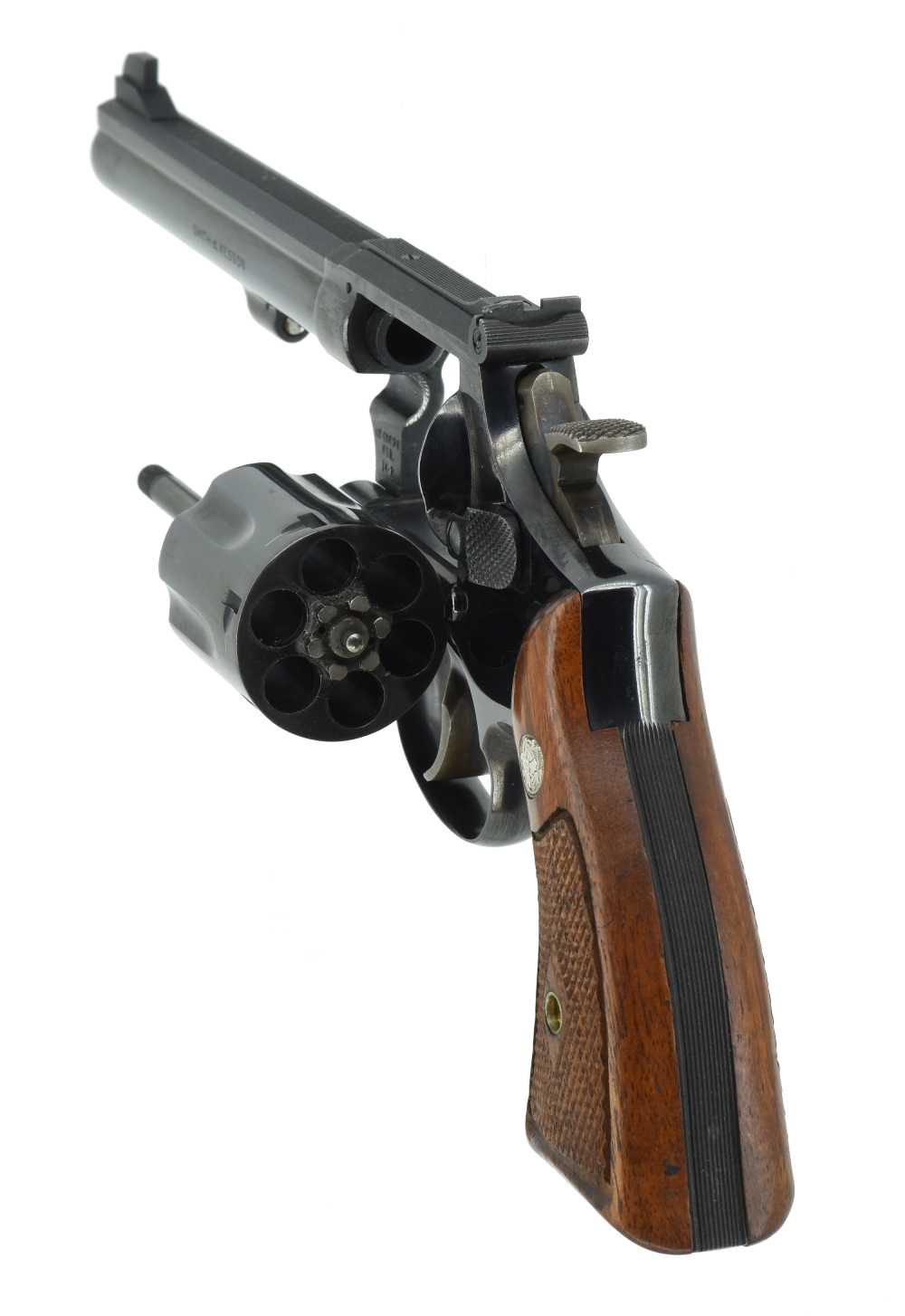 Rare Smith & Wesson model 14-2 Factory Single Action 6-inch .38 special -img-6