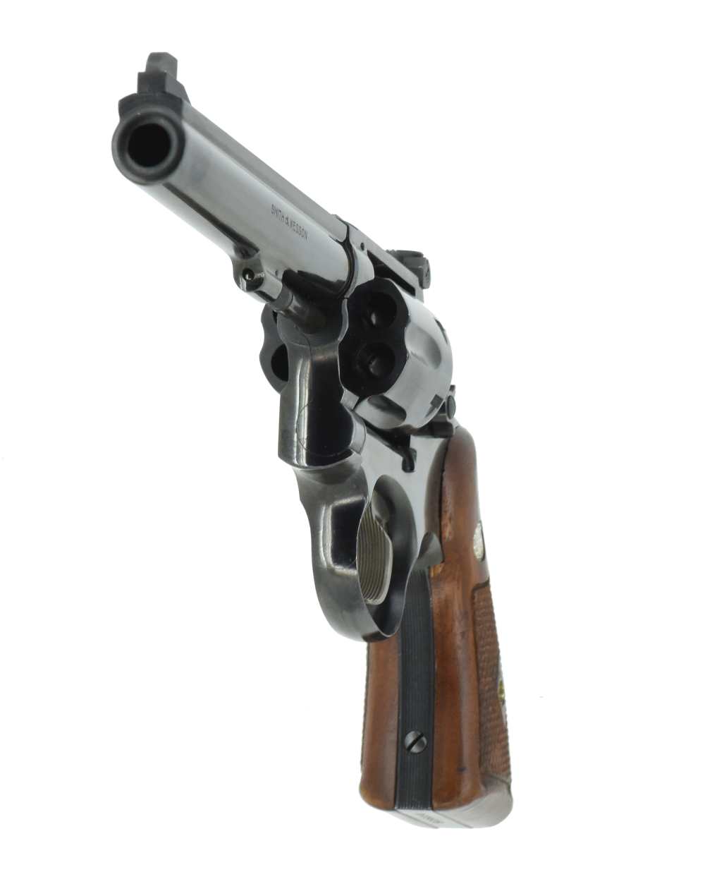 Rare Smith & Wesson model 14-2 Factory Single Action 6-inch .38 special -img-3