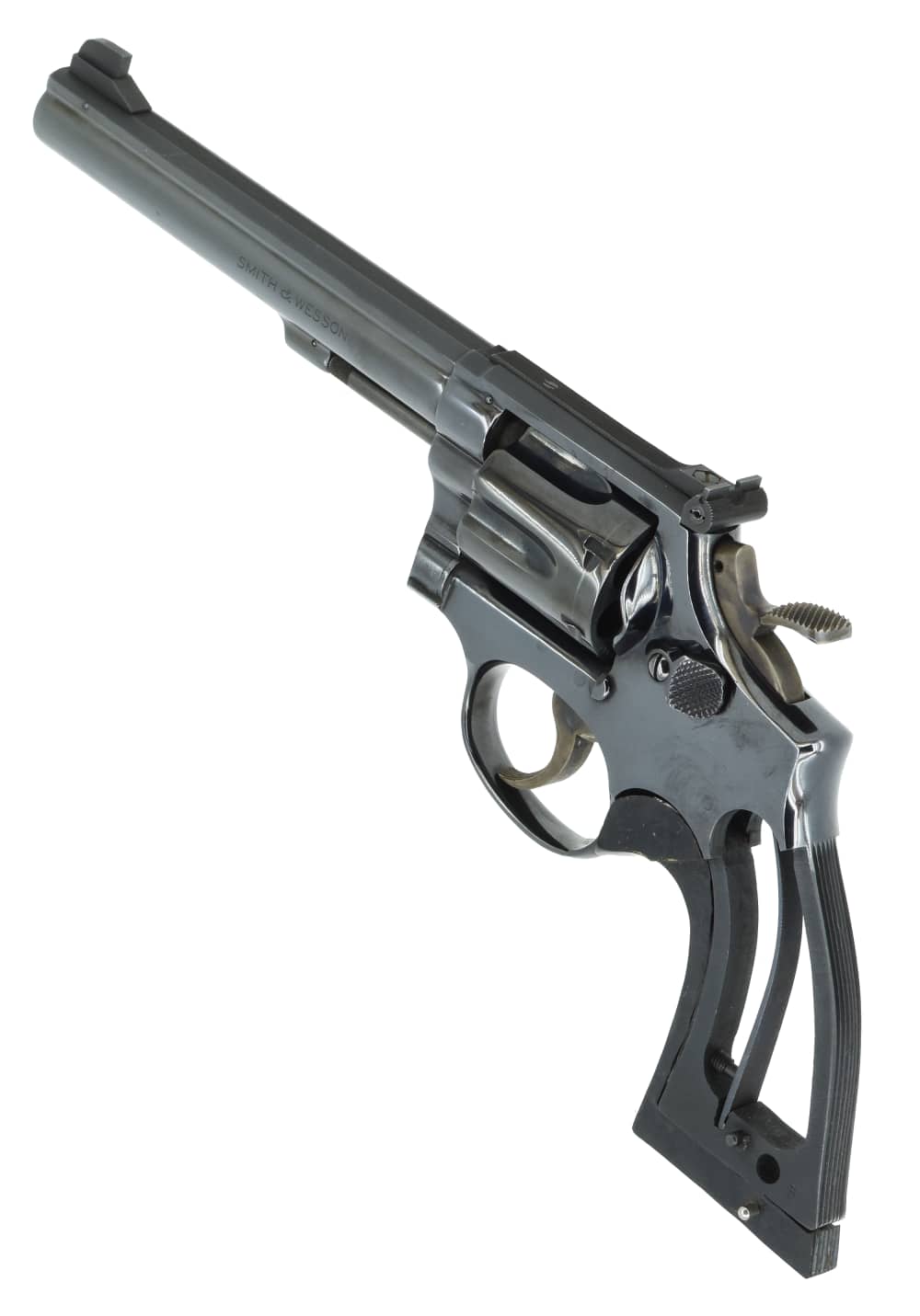 Smith & Wesson K-38 38spl Masterpiece lettered to Maj Gen Julian S. Hatcher-img-15