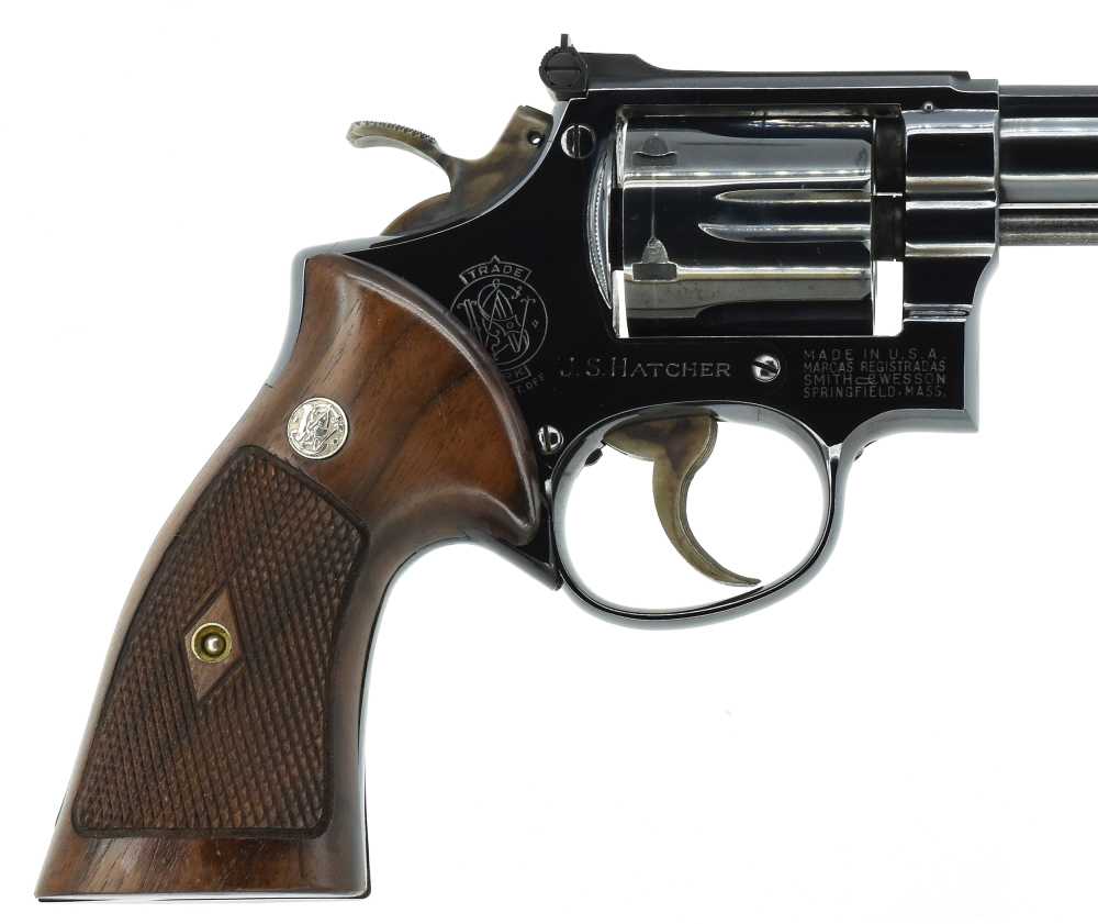 Smith & Wesson K-38 38spl Masterpiece lettered to Maj Gen Julian S. Hatcher-img-6
