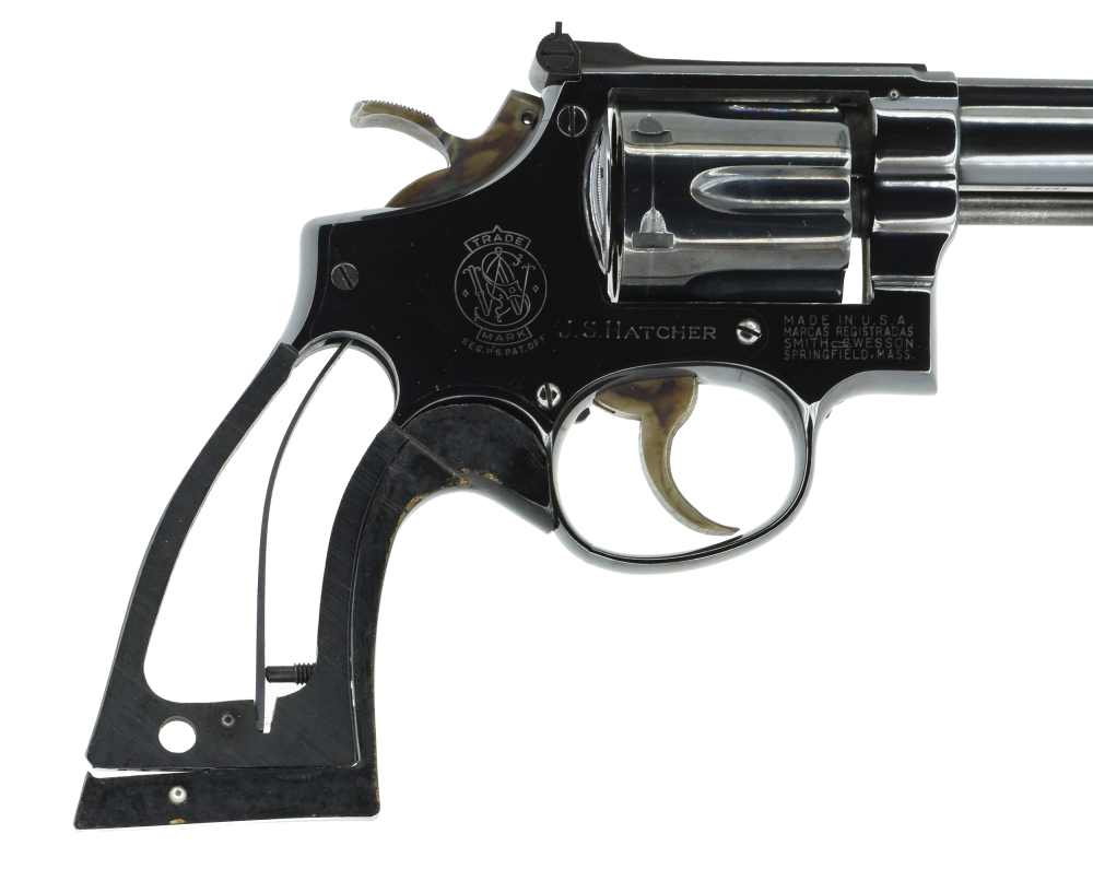 Smith & Wesson K-38 38spl Masterpiece lettered to Maj Gen Julian S. Hatcher-img-16