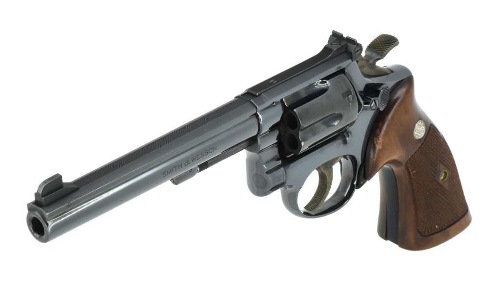 Smith & Wesson K-38 38spl Masterpiece lettered to Maj Gen Julian S. Hatcher-img-2