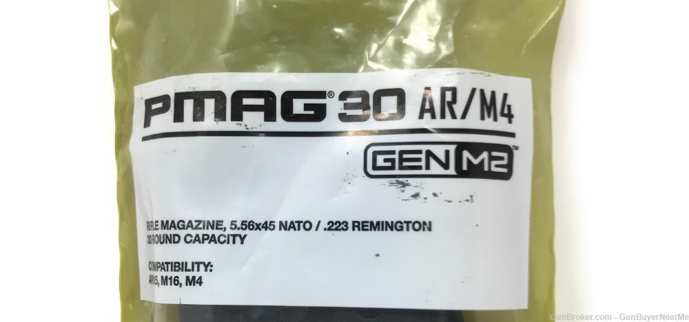 Magpul PMAG Gen M2 AR-15 Magazine .223/5.56 30 Rounds Polymer Black MAG571--img-1