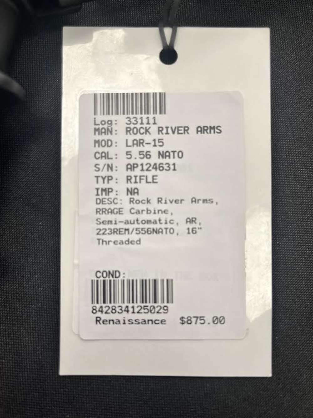 NEW ROCK RIVER ARMS LAR-15 RRAGE CARBINE - 5.56NATO SEMIAUTO AR STYLE RIFLE-img-11