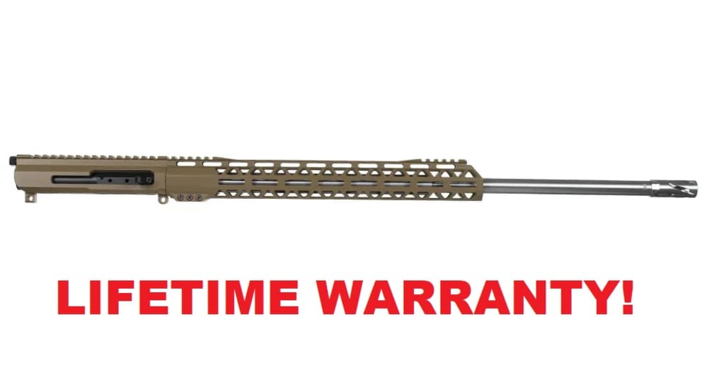AR-15 .22 ARC 24" Side Charging FDE Upper Receiver and BCG Stainless Barrel-img-0