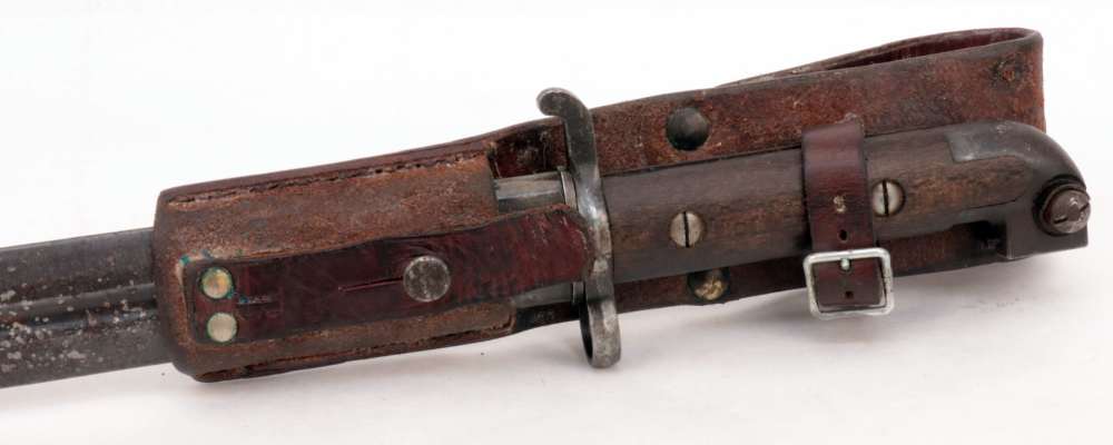 Swedish M1914 Sword Bayonet with Scabbard and Frog-img-2