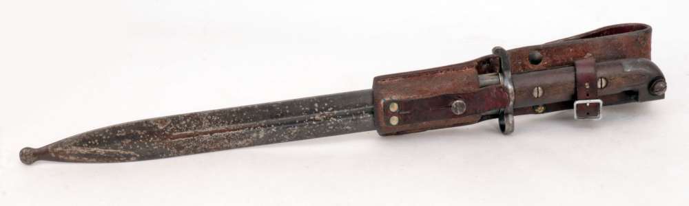 Swedish M1914 Sword Bayonet with Scabbard and Frog-img-1