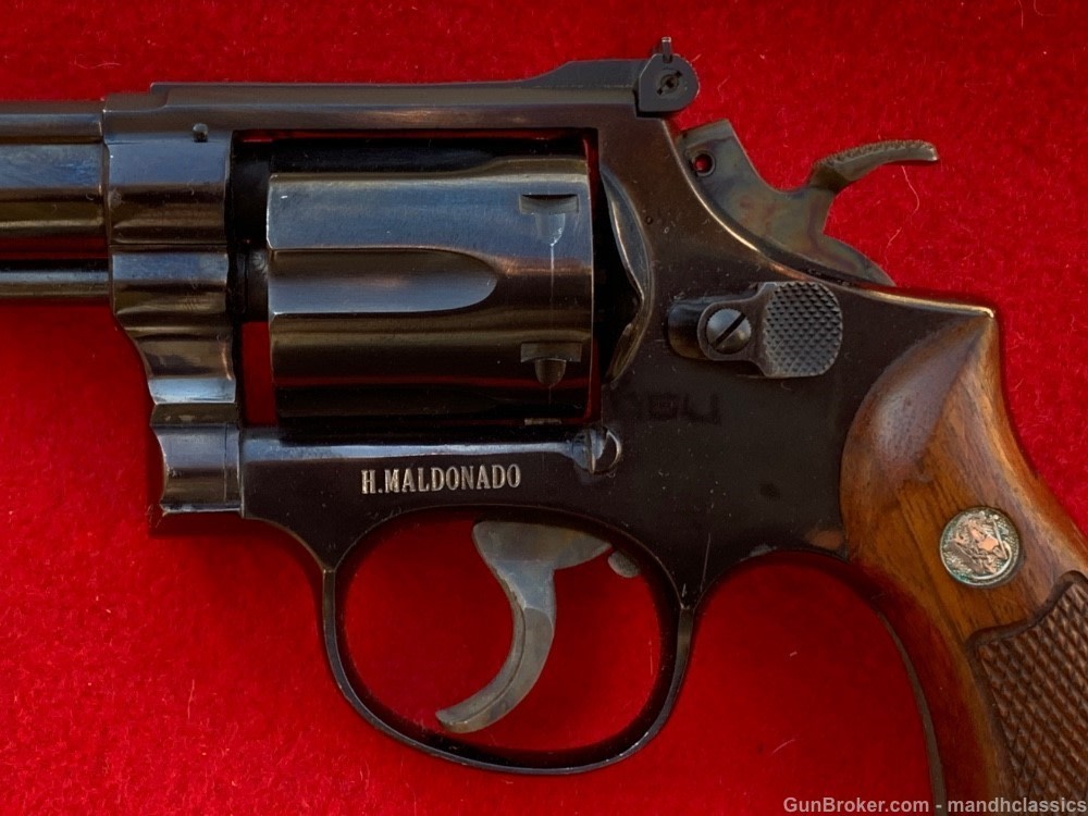 Nice Smith & Wesson (S&W) 14 -2, 6" bbl, blued, factory SAO - CA Compliant-img-7