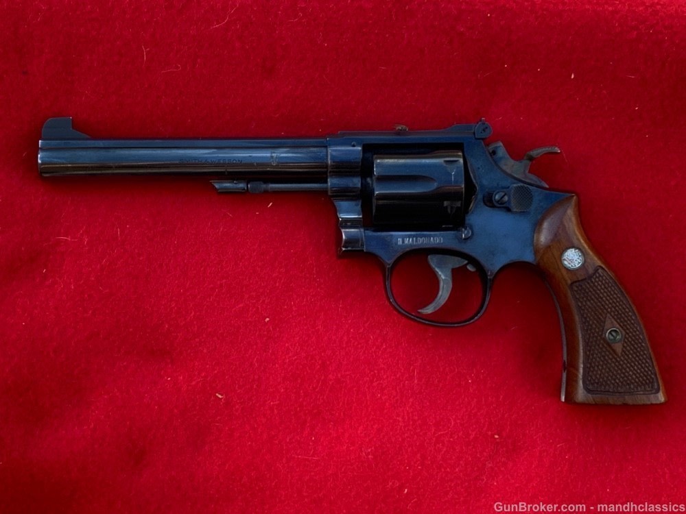 Nice Smith & Wesson (S&W) 14 -2, 6" bbl, blued, factory SAO - CA Compliant-img-9