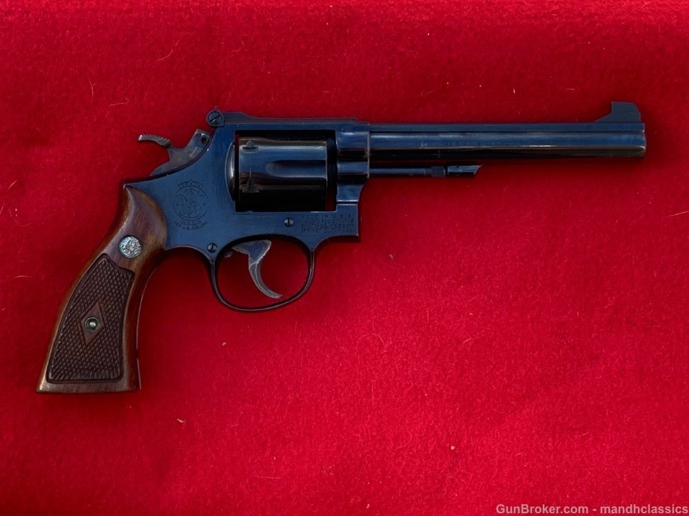 Nice Smith & Wesson (S&W) 14 -2, 6" bbl, blued, factory SAO - CA Compliant-img-0